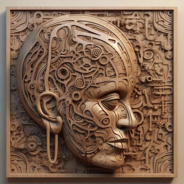 نموذج ثلاثي الأبعاد لآلة CNC 3D Art 